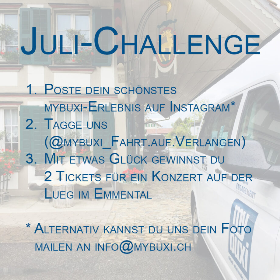 Juli-Challenge Insta Flyer