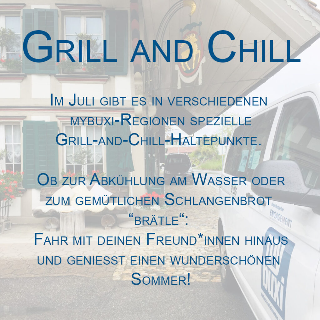 Flyer Juli-Challenge Grill-and-Chill-Haltepunkte